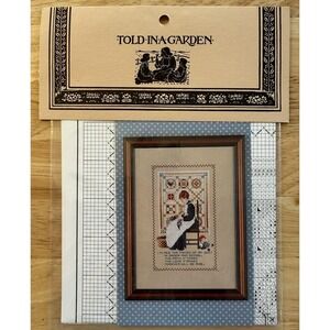 Told in A Garden Cross Stitch Pattern MY QUILT‎